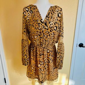 WHBM Animal Print Dress
